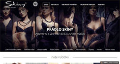 Desktop Screenshot of pradloskiny.cz