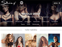 Tablet Screenshot of pradloskiny.cz